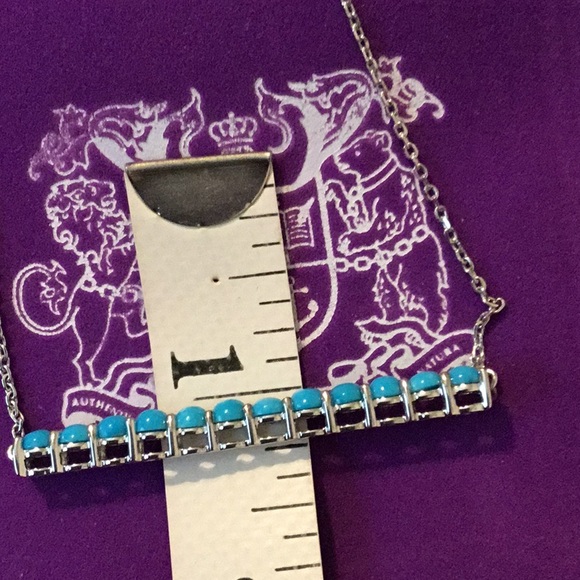 NWT Gemporia Natural Cabochon Natural Robbins Egg Turquoise Necklace - Picture 12 of 15